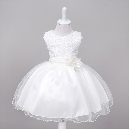 Baby Sequin Dress Flower Girl Wedding Princess Dress