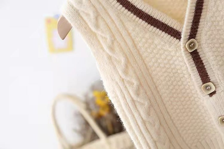 Sweater Baby Sweater Vest Outwear In Spring And Autumn