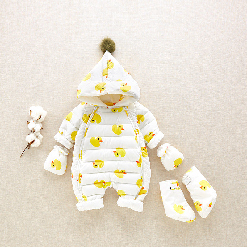 Baby winter white down jacket