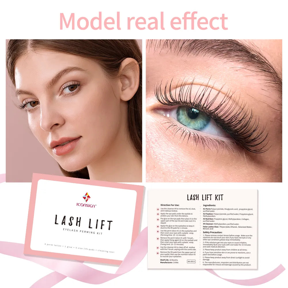 Lash Lift Kit Lifiting Eyelash Enhancer Calia Set Lashes Perm Eyes Makeup.