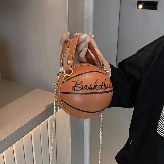 Women  Leather Basketball Bag