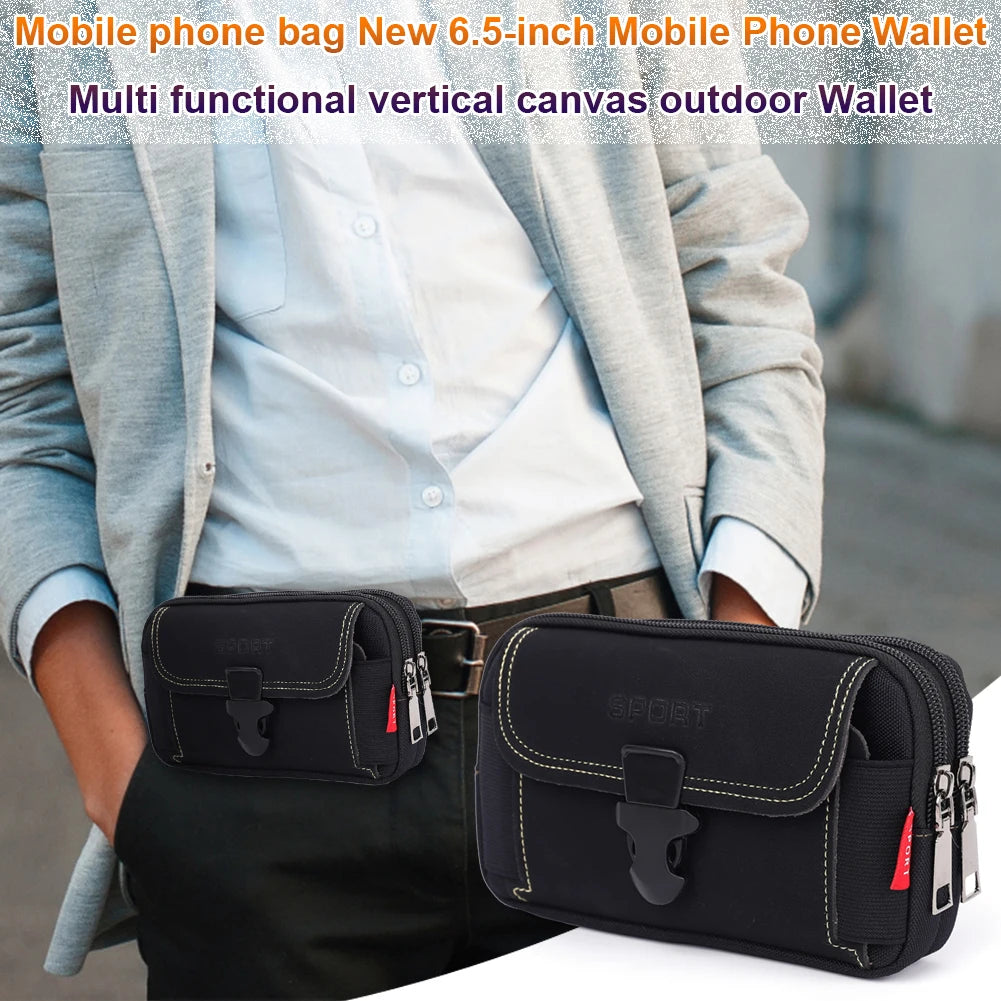 Man Belt Pouch Mobile Phone Bag for Men