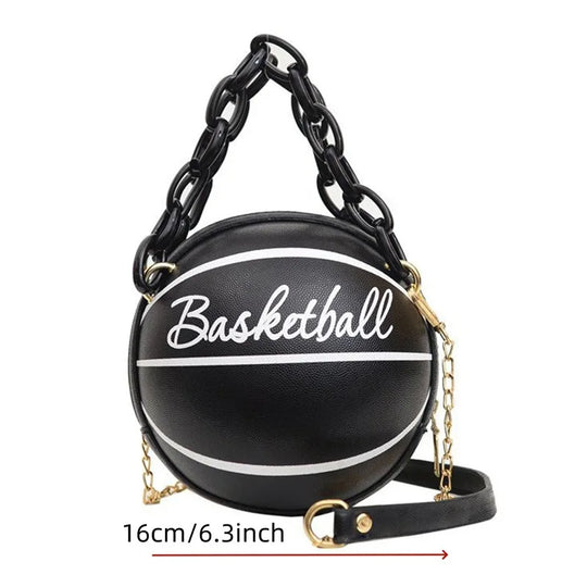 Women  Leather Basketball Bag