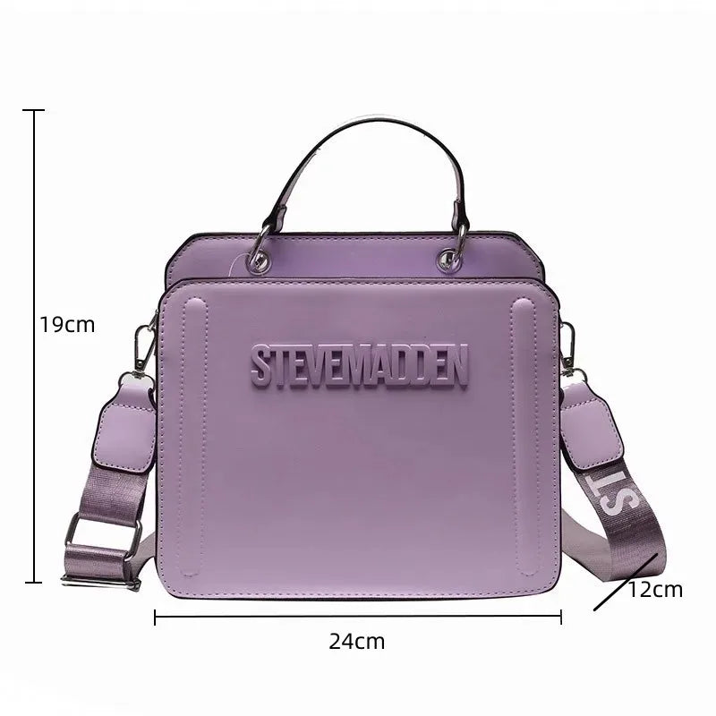 Women's  Vintage Solid PU Leather Cute Mini Bag