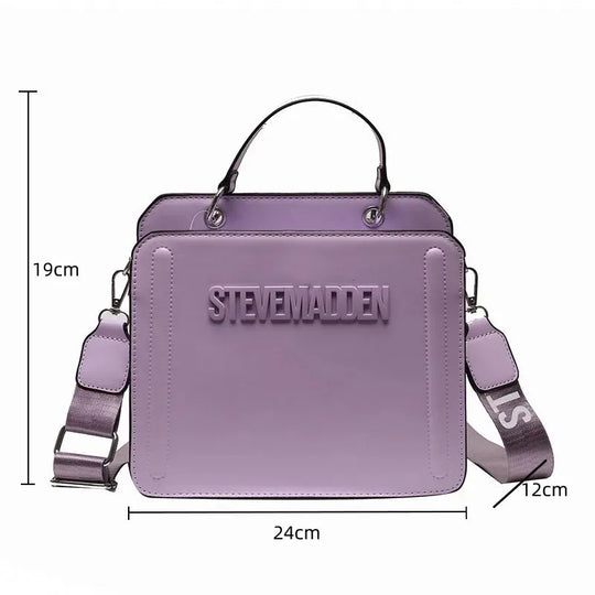 Women's  Vintage Solid PU Leather Cute Mini Bag