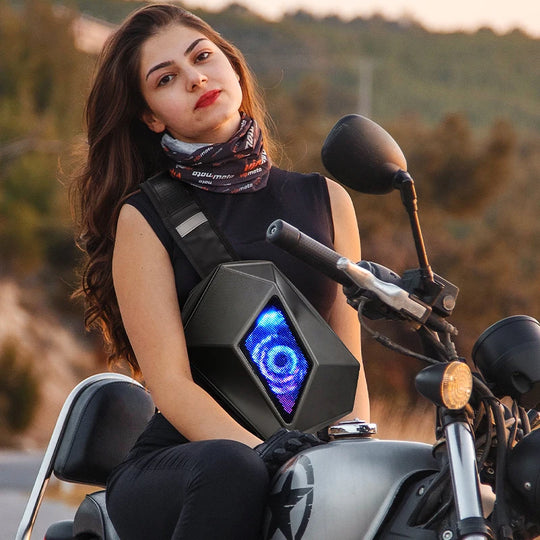 LED Smart Display Motorcycle waterproof Bag