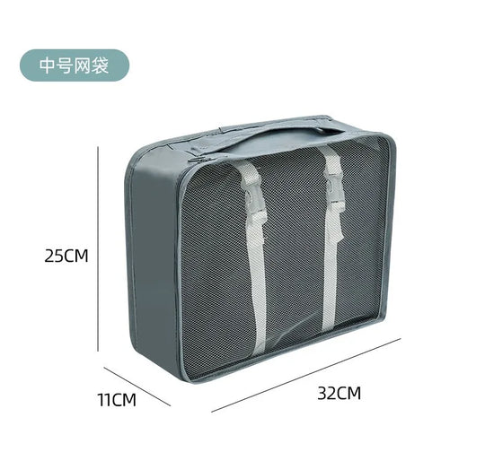 7/8/9/10 Pcs Set Travel Organizer Storage Bags Suitcase Packing