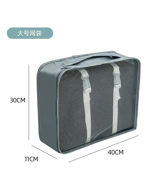 7/8/9/10 Pcs Set Travel Organizer Storage Bags Suitcase Packing