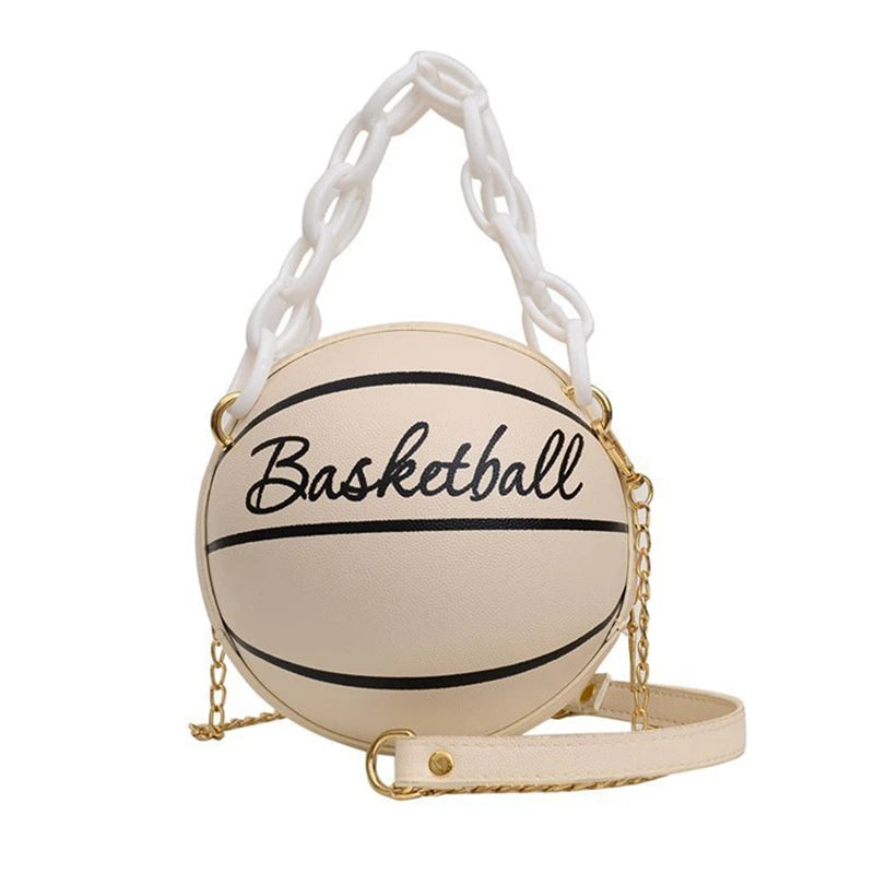 Women  Leather Basketball Bag