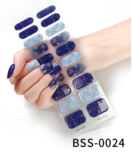 Gel Nail Stickers European And American Semi-curing