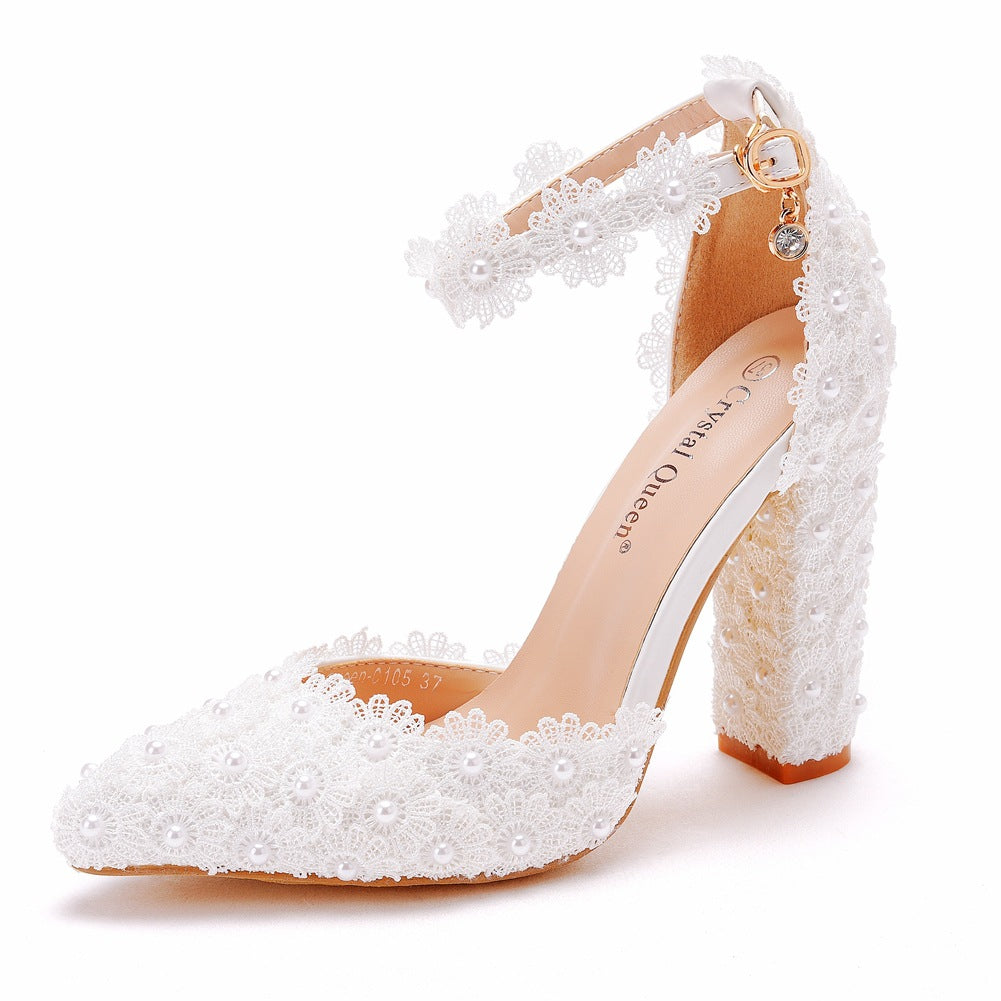 Rhinestone High Heel Shoes Women